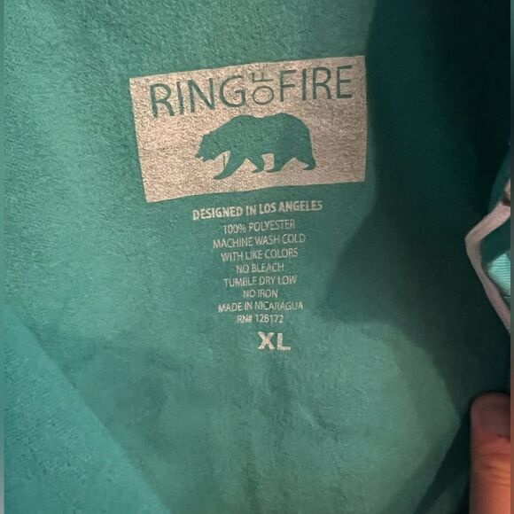 Ring Of Fire Indian Chief Native American Zip-Up - Picture 5 of 9